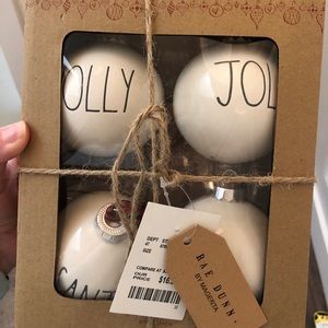 Rae Dunn Christmas ornaments